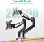 WALI Twin Monitor Stand for 17-32 inch Laptop Screens, Twin Monitor ... - Image 6