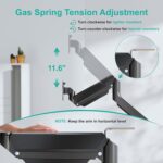 WALI Twin Monitor Stand for 17-32 inch Laptop Screens, Twin Monitor ... - Image 9