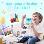 Youngsters Digicam Instantaneous Print :Flip-Up Digicam Reward for Women Ages 3-16 (fo... - Image 3