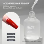 GAOY Nail Primer, 16ml Acid-Free Pure Nail Prep Bond Primer, Air Dr... - Image 4