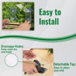 Window Fowl Feeder with Robust Suction Cups - Clear Fowl Feeders for W... - Image 5