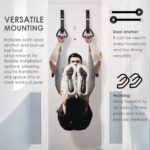 Hanging Ab Straps with Door Anchor & Pull up bar Hook, Abs Pecs Biceps... - Image 3