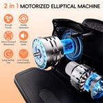 Below Desk Elliptical Machine, Morelax Ellipse Leg Exerciser for Senio... - Image 3