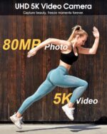 True 5K Digital Cameras for Images - 80MP WiFi Autofocus Vlogging... - Image 3