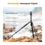 Okay&F CONCEPT Digicam Tripod，72" Aluminum Tripod for Digicam, Light-weight ... - Image 3