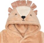 Gerber Unisex Child Plushy Mushy Hooded Animal Character Bathrobe - Image 3