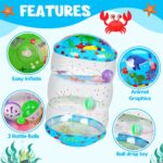 Crawling & Strolling Child Toys 6-12 Months Glowing Jumbo Inflatable Roll... - Image 3