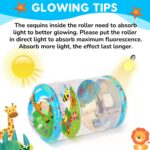 Crawling & Strolling Child Toys 6-12 Months Glowing Jumbo Inflatable Roll... - Image 5