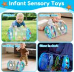 Crawling & Strolling Child Toys 6-12 Months Glowing Jumbo Inflatable Roll... - Image 6