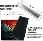 Playmat for MTG, with Free Storage Baggage,Recreation Mat 24 x 14 inches, TCG a... - Image 3