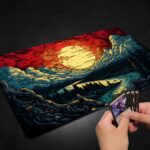 Playmat for MTG, with Free Storage Baggage,Recreation Mat 24 x 14 inches, TCG a... - Image 5