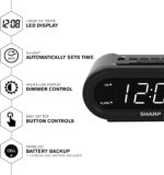 Sharp Digital Alarm with AccuSet - Automated Good Clock, By no means Wants ... - Image 3