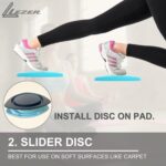 LEZER 2 IN 1 Yoga Knee Pad Slider, Core Gliding Disc, Further Thick Yoga... - Image 5
