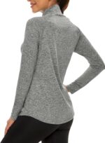 LURANEE Womens UPF 50+ Lengthy Sleeve 1/4 Zip Pullover Athletic Climbing Ru... - Image 4