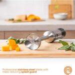 MasterChef Immersion Blender Handheld, Stainless Metal Hand Held Mix... - Image 3