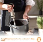 MasterChef Immersion Blender Handheld, Stainless Metal Hand Held Mix... - Image 4