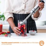 MasterChef Immersion Blender Handheld, Stainless Metal Hand Held Mix... - Image 5