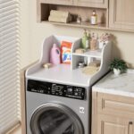 DTK Washer Dryer Countertop with Shelf, 27.5" D x 27" W x 11.8" H Laun... - Image 3