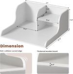 DTK Washer Dryer Countertop with Shelf, 27.5" D x 27" W x 11.8" H Laun... - Image 4