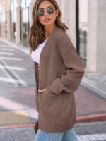 LILLUSORY Womens Outsized Cardigans Tender Knit Cardigan Sweater with P... - Image 4