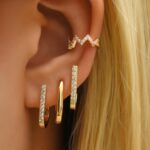 Gold Jewellery Set for Ladies,18K Gold Plated Jewellery Set with 9 Necklace... - Image 4