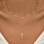 Gold Jewellery Set for Ladies,18K Gold Plated Jewellery Set with 9 Necklace... - Image 6