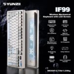 YUNZII IF99 Wi-fi Mechanical Gaming Keyboard with Good LCD Show... - Image 3
