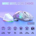 ATTACK SHARK X2 Professional Wi-fi Gaming Mouse with RGB Charging Dock,Tri-M... - Image 3