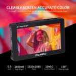 FEELWORLD F5 Prox 5.5 Inch 1600nit Excessive Brilliant DSLR Digital camera Subject Monit... - Image 4