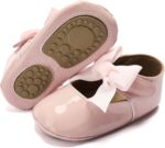 Toddler Child Women Mary Jane Flats Bowknot Marriage ceremony Footwear Smooth Sole Ligh... - Image 8