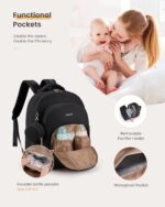 LOVEVOOK Diaper Bag Backpack, Child Bag with Altering Pad for Mother Dad, ... - Image 4