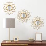 Champagne Gold Spherical Mirrors for Wall Pack of three - | 9 inch Ornamental ... - Image 6