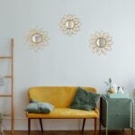 Champagne Gold Spherical Mirrors for Wall Pack of three - | 9 inch Ornamental ... - Image 7