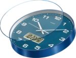 Wall Clock, 12" Dial Non-Ticking Silent Battery Operated Analog with L... - Image 3