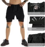 OEBLD Mens Athletic Shorts 2-in-1 Health club Exercise Operating 7'' Shorts with ... - Image 4