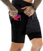 OEBLD Mens Athletic Shorts 2-in-1 Health club Exercise Operating 7'' Shorts with ... - Image 9