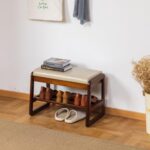 latifolia Strong Wooden Bench, Entryway Shoe Bench with Cushion, Flip-Ope... - Image 3