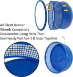 Silent Runner Professional | Sugar Glider Train Wheel (Blue with Attachment) - Image 5