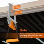Transportable Pull Up Bar for Doorway,Journey Pull Up Bar,Adjustable Residence Gy... - Image 3