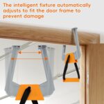 Transportable Pull Up Bar for Doorway,Journey Pull Up Bar,Adjustable Residence Gy... - Image 5