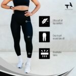 Contour Seamless Leggings, Sculpting Compression, Excessive-Waisted Athleti... - Image 3