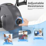 Padel Exerciser Mini Train Bike for Leg and Arm Biking, Heat Up Ex... - Image 5