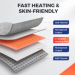 Electrical Heated Foot Hotter for Males and Ladies, Ft Heating Pads Elect... - Image 4