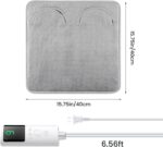Electrical Heated Foot Hotter for Males and Ladies, Ft Heating Pads Elect... - Image 8