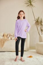 Arshiner Women 2 Piece Outfits Lengthy Sleeve Raglan Prime with Pockets and... - Image 3