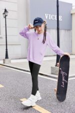 Arshiner Women 2 Piece Outfits Lengthy Sleeve Raglan Prime with Pockets and... - Image 5