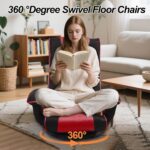 Swivel Flooring Chairs for Adults,Flooring Gaming Chair with Additional Extensive Arms... - Image 3