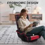 Swivel Flooring Chairs for Adults,Flooring Gaming Chair with Additional Extensive Arms... - Image 6