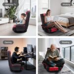 Swivel Flooring Chairs for Adults,Flooring Gaming Chair with Additional Extensive Arms... - Image 8