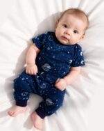 NZRVAWS New child Child Boy Lady Garments Unisex Toddler Romper Pants Set H... - Image 3